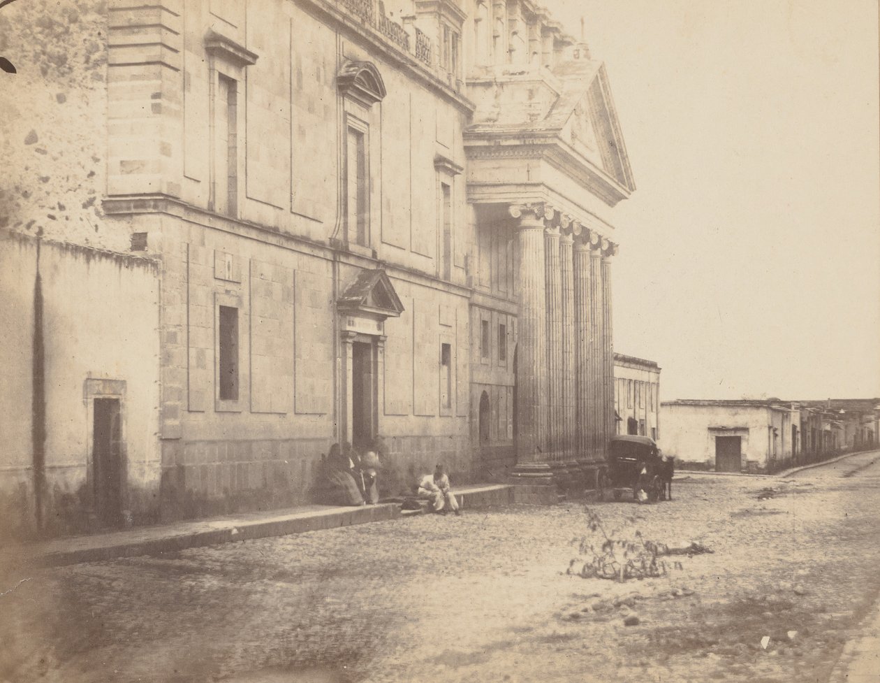 [A la Cruz-i kolostor], 1867. alkotó: Francois Aubert
