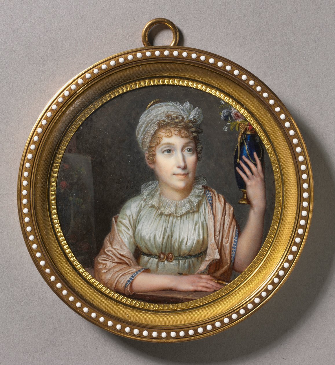 Anne Vallayer-Coster portréja, 1804. alkotó: Francois Dumont