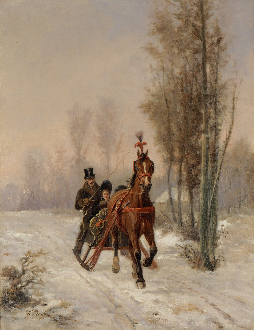 A Szánkó alkotó: Francois Duyck