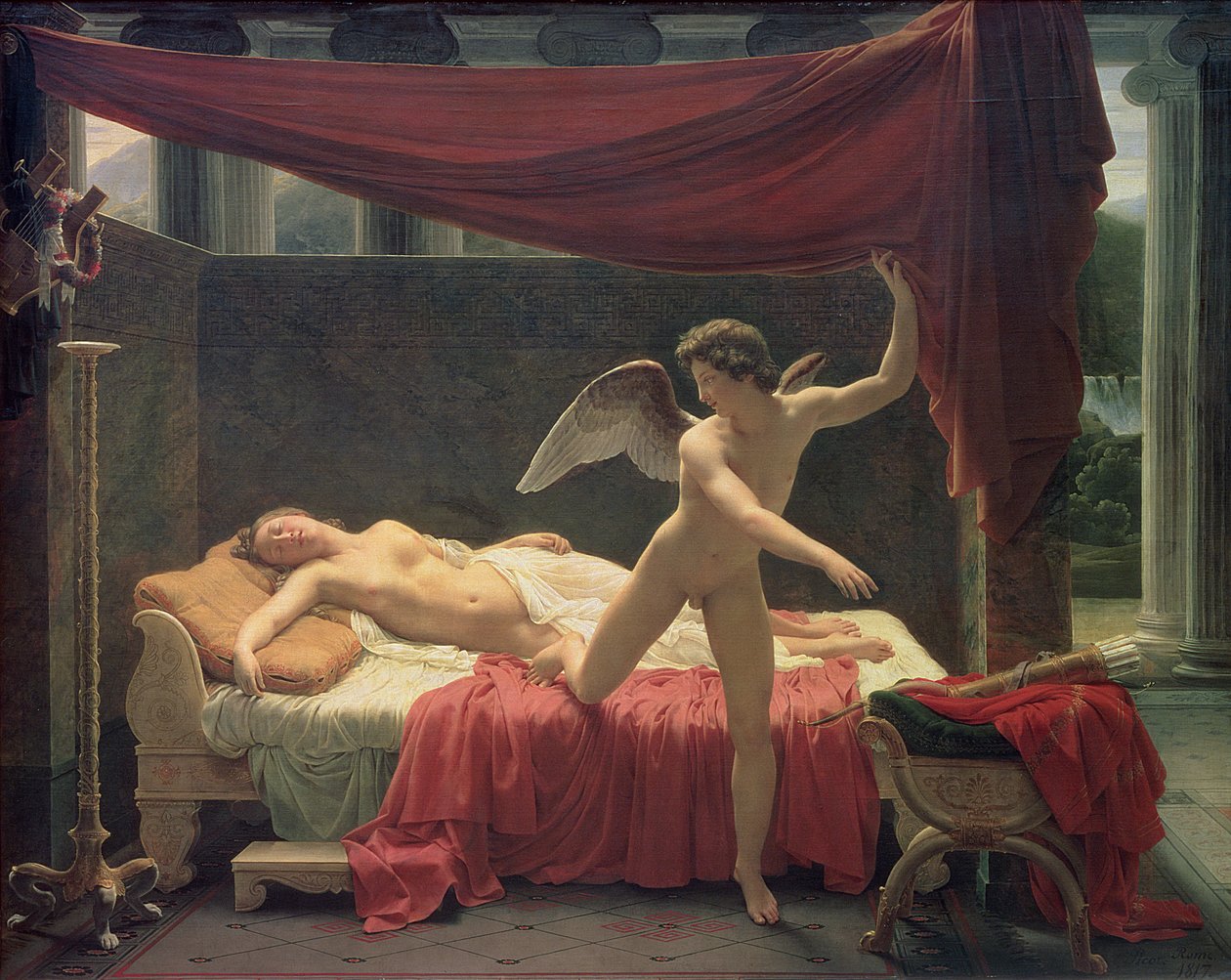 Ámor és psziché, 1817 alkotó: Francois Edouard Picot