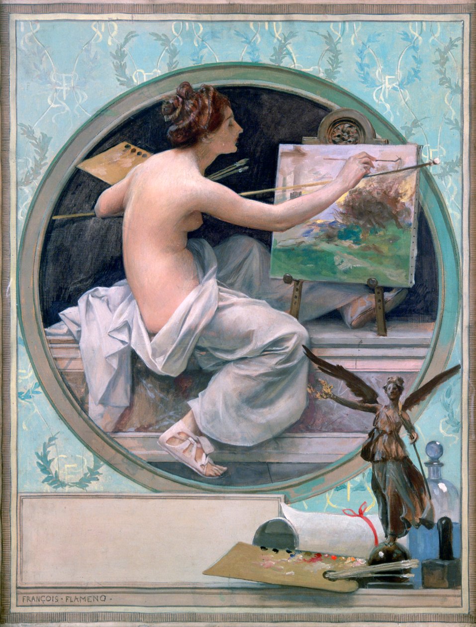 Allegória, 1856-1923 alkotó: Francois Flameng