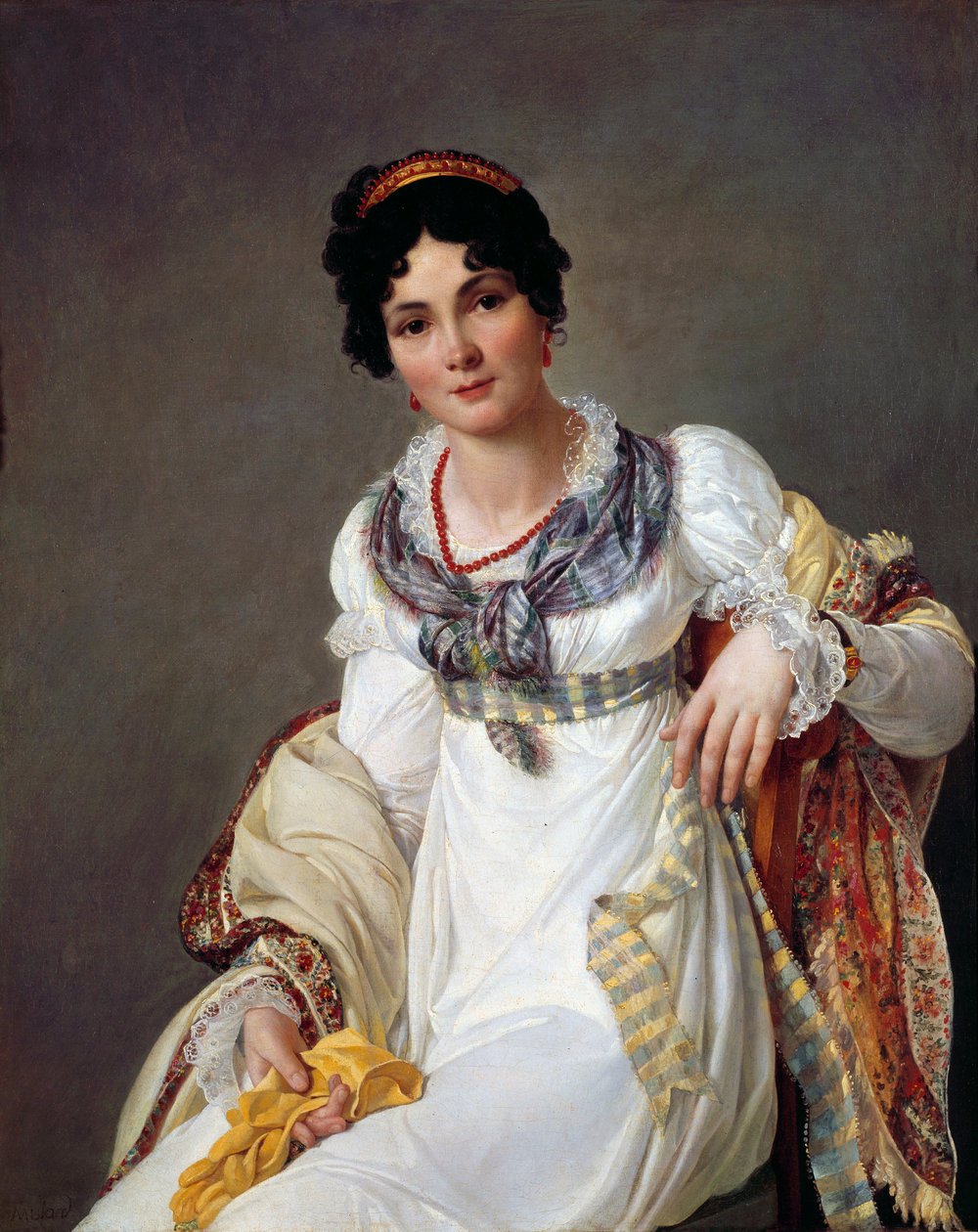 Portré egy Nő alkotó: Francois Henri Mulard