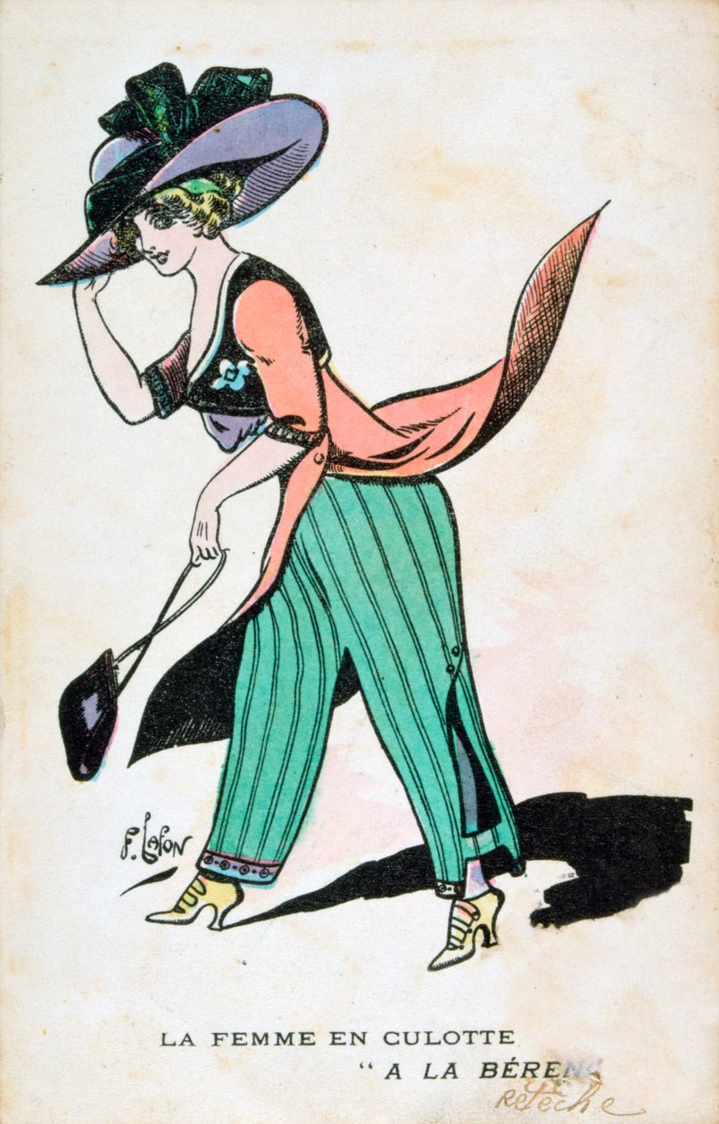 A nadrágos nő, XX. század alkotó: Francois Lafon