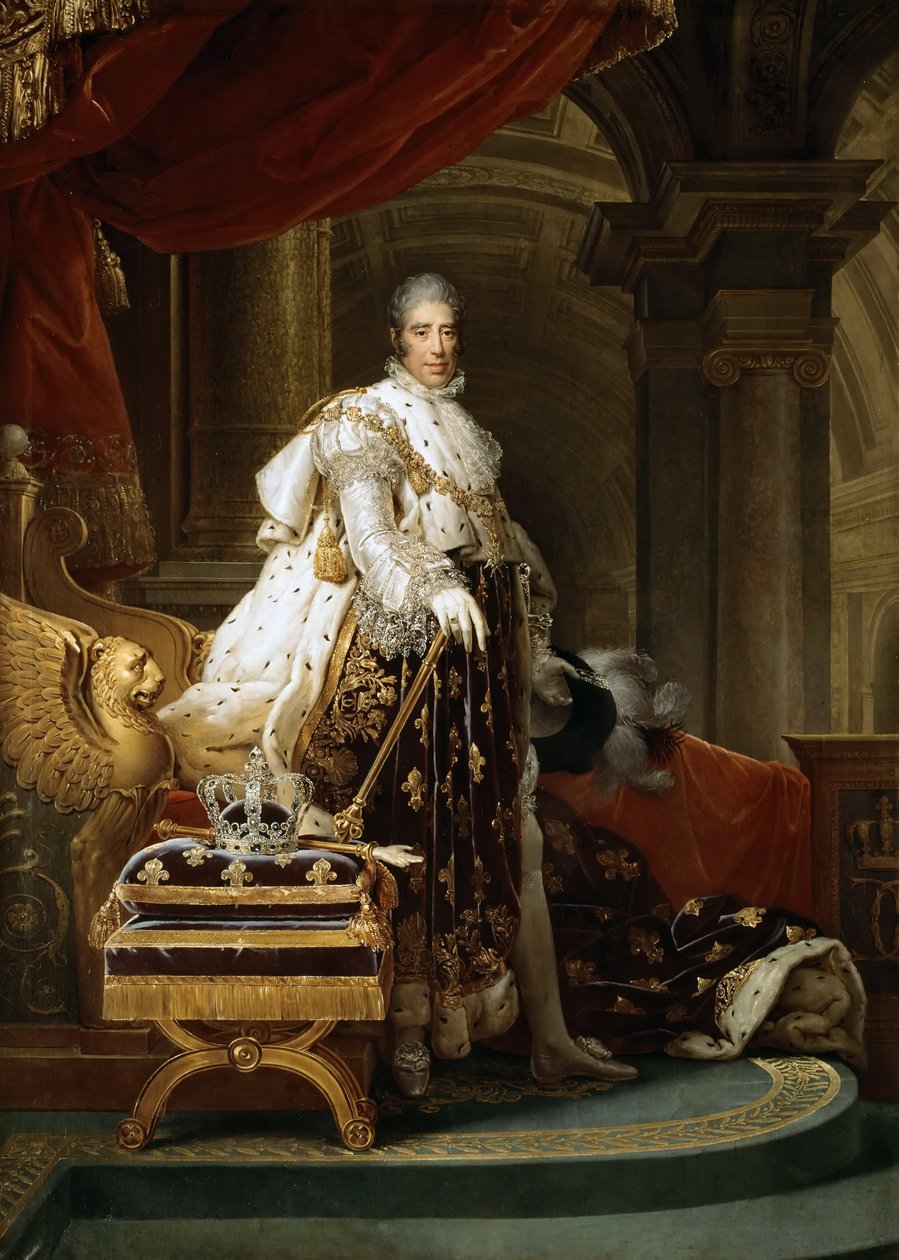 X. Károly francia király alkotó: Francois Pascal Simon Gerard