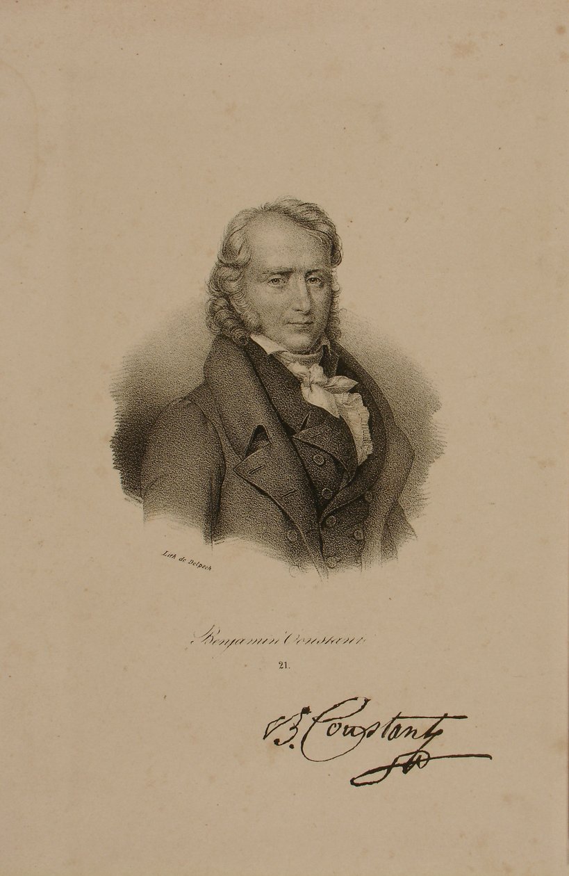 Henri Benjamin Constant de Rebecque (1767-1830) alkotó: Francois Seraphin Delpech
