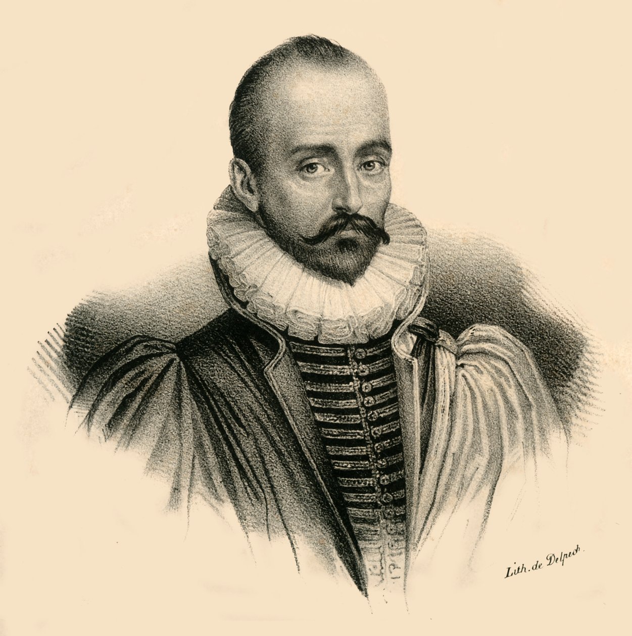 Email. de Montaigne, 1533-1592, c1830. alkotó: Francois Seraphin Delpech