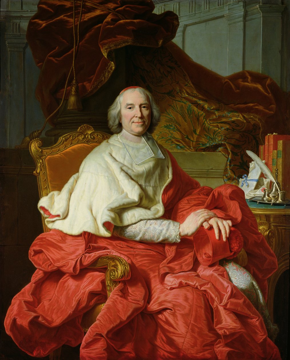 Andre Hercule de Fleury (1653-1743) 1728 alkotó: Francois Stiemart