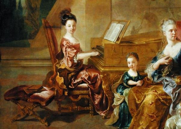 A Franqueville család, 1711 alkotó: Jean François de Troy