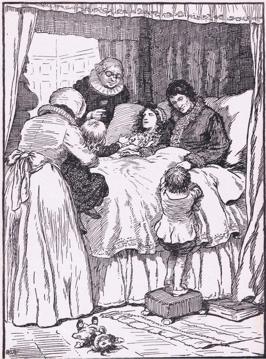 Szerelemben éltek, szerelemben meghaltak, és két babát hagytak hátra., 1930-as évek alkotó: Frank Adams