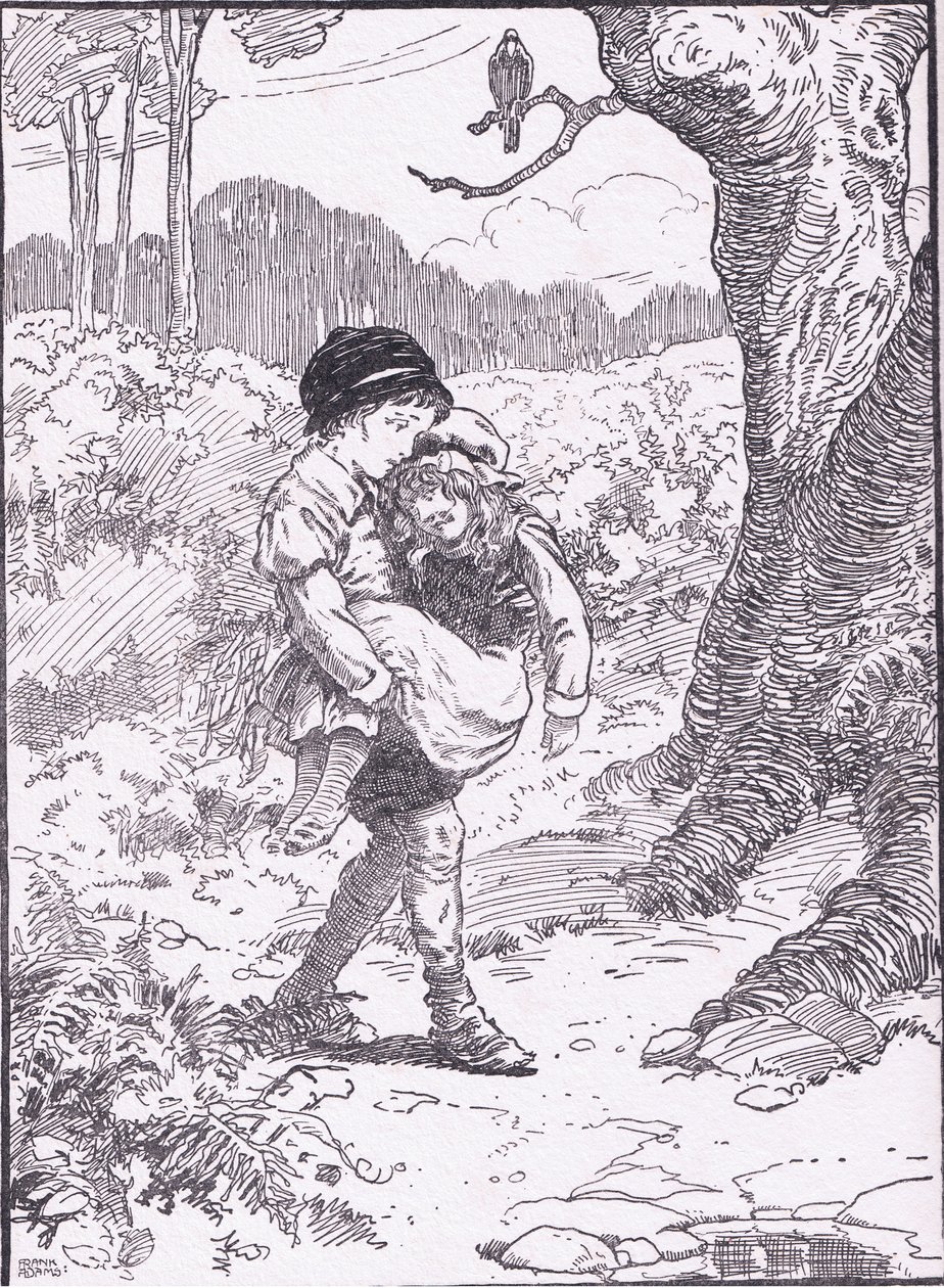 Így vándorolt ez a két kedves, míg a halál véget nem vetett bánatuknak, 1930-as évek. alkotó: Frank Adams