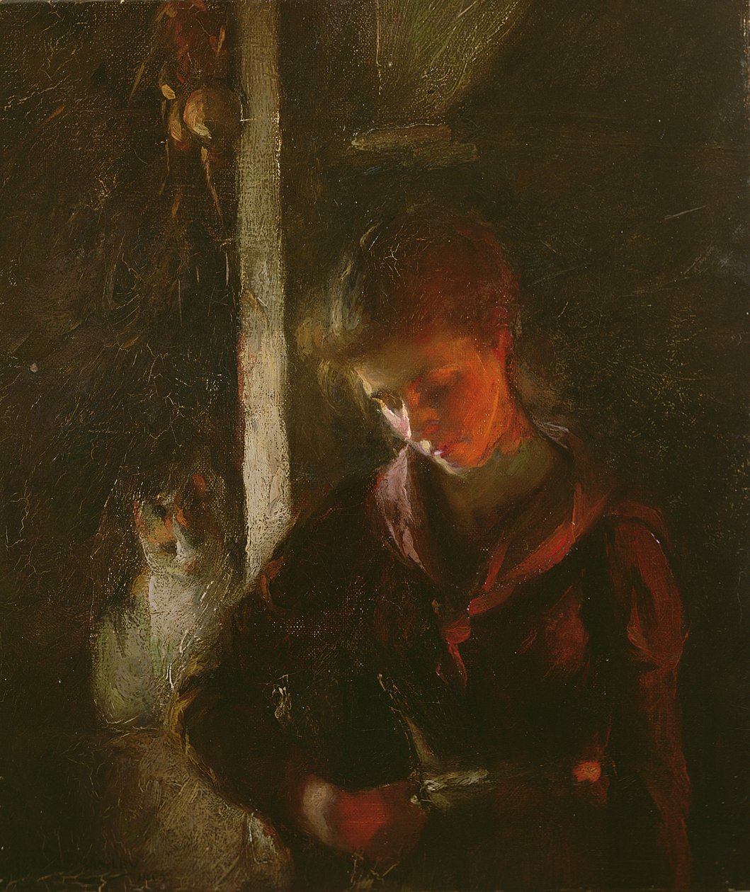 A Fireside mellett alkotó: Frank Bramley