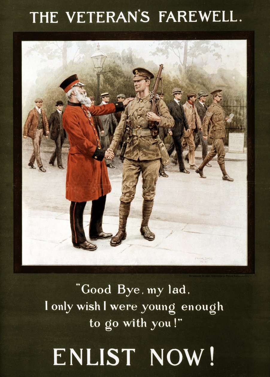A veterán búcsúja, 1914 alkotó: Frank Dadd