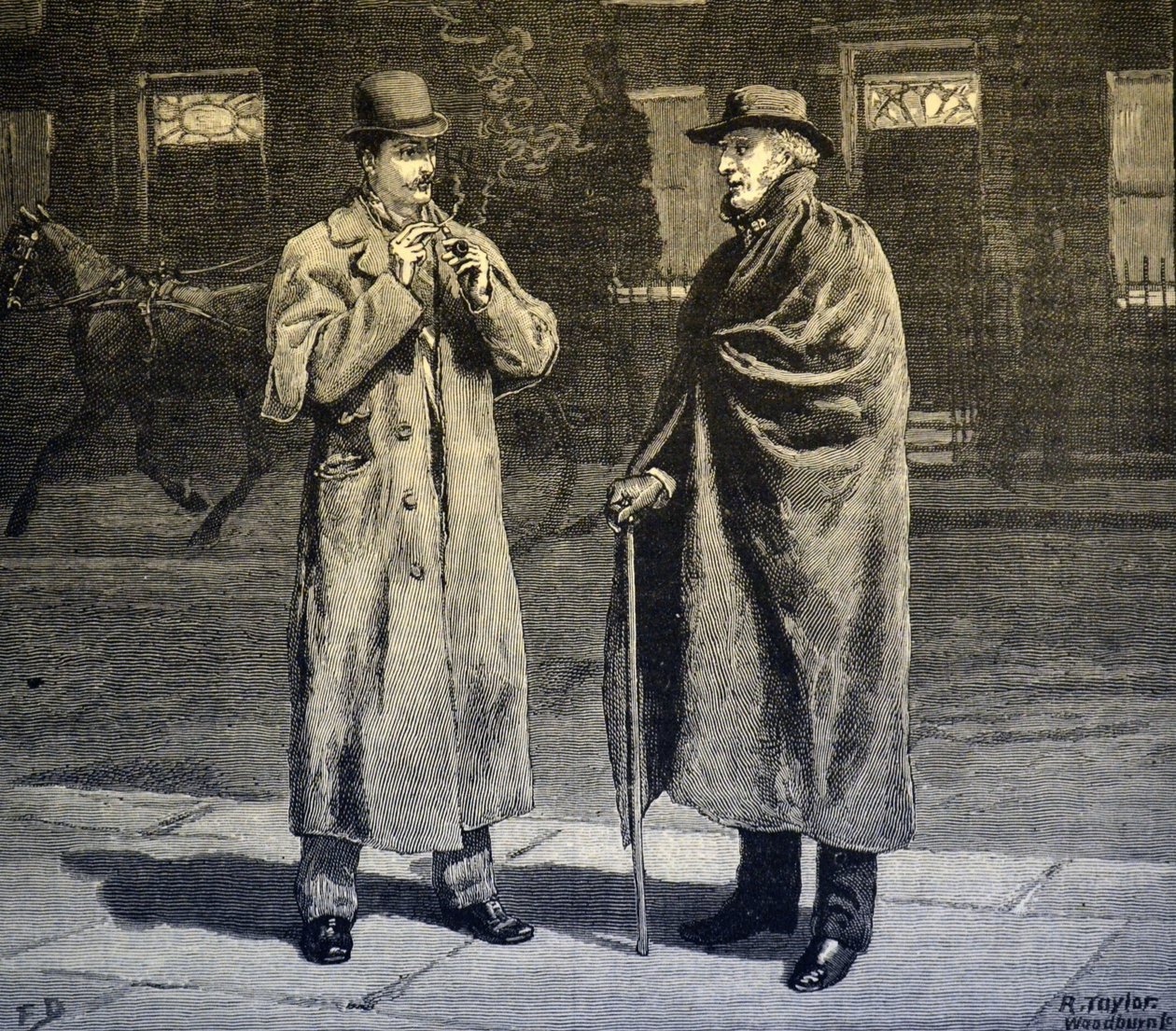 Téli éjszaka, 1890 alkotó: Frank Dadd