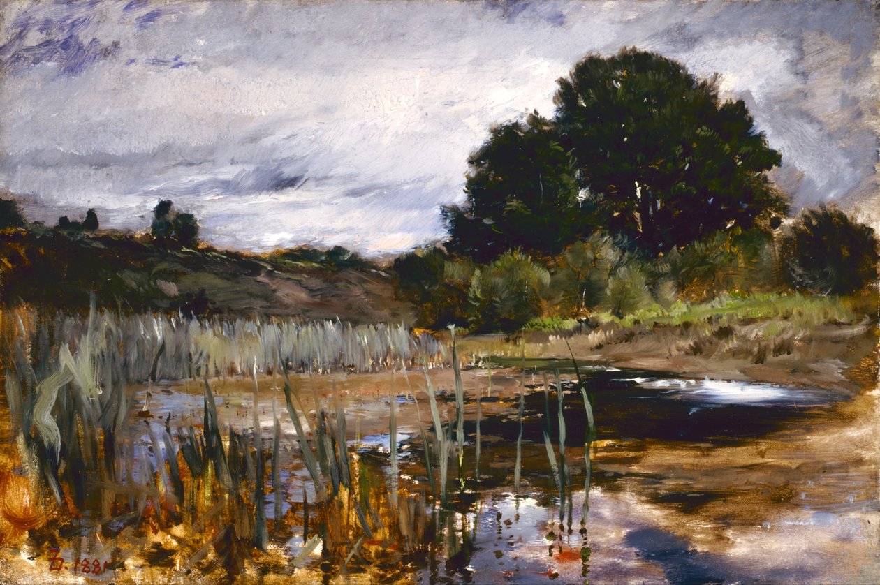 Polling Landscape alkotó: Frank Duveneck