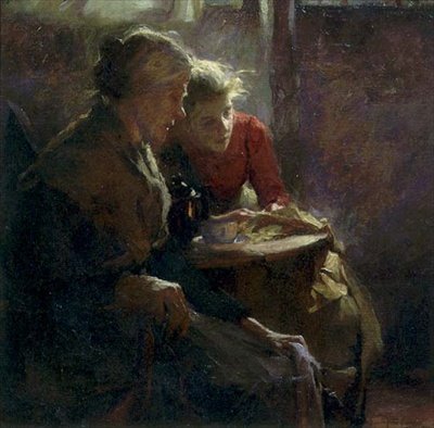 Fireside Tales alkotó: Frank Bramley