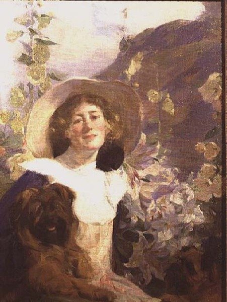 A művész felesége, Katherine alkotó: Frank Bramley