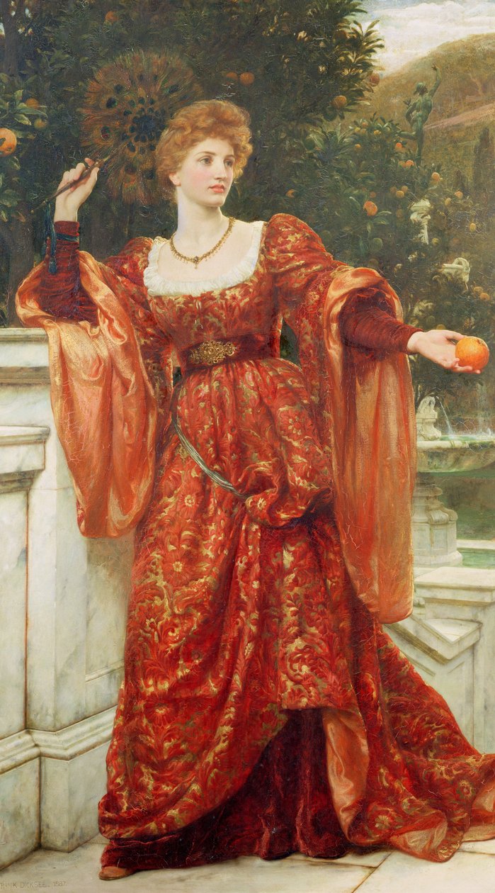 Hesperia, 1887 alkotó: Frank Dicksee