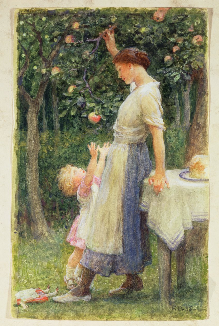 Elérhetetlen, Éva lányai, 1895 alkotó: Frank Dicksee