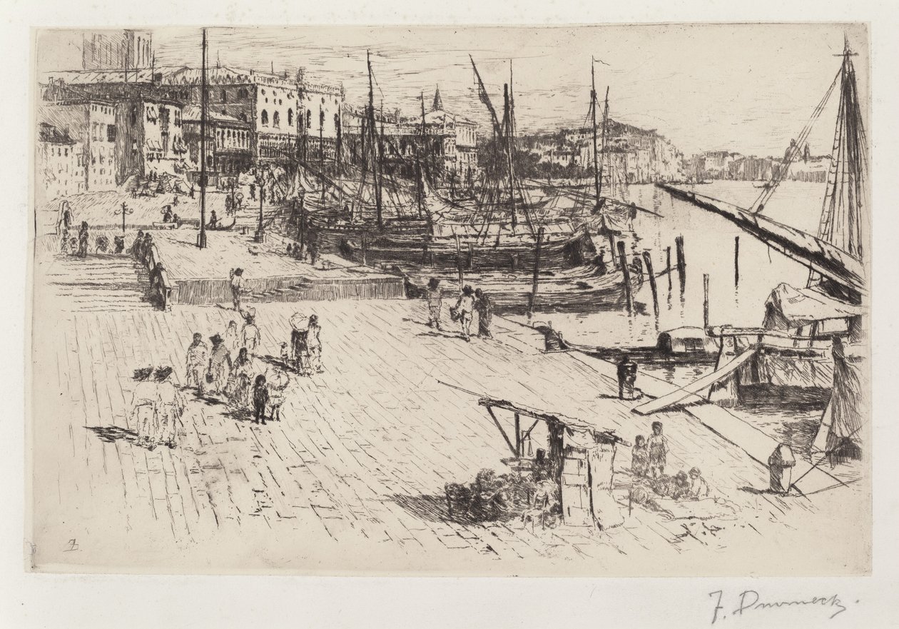 Riva degli Schiavoni, 1. sz alkotó: Frank Duveneck