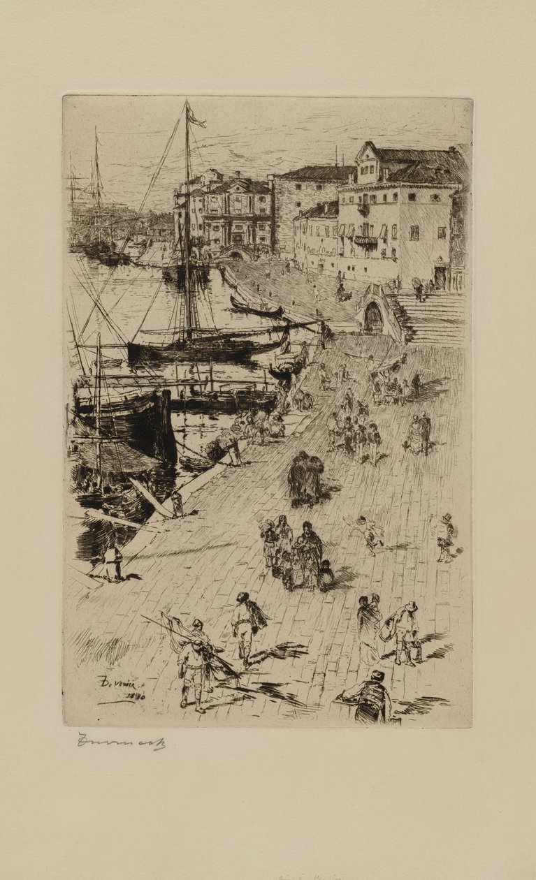 Riva degli Schiavoni, 2. sz. alkotó: Frank Duveneck