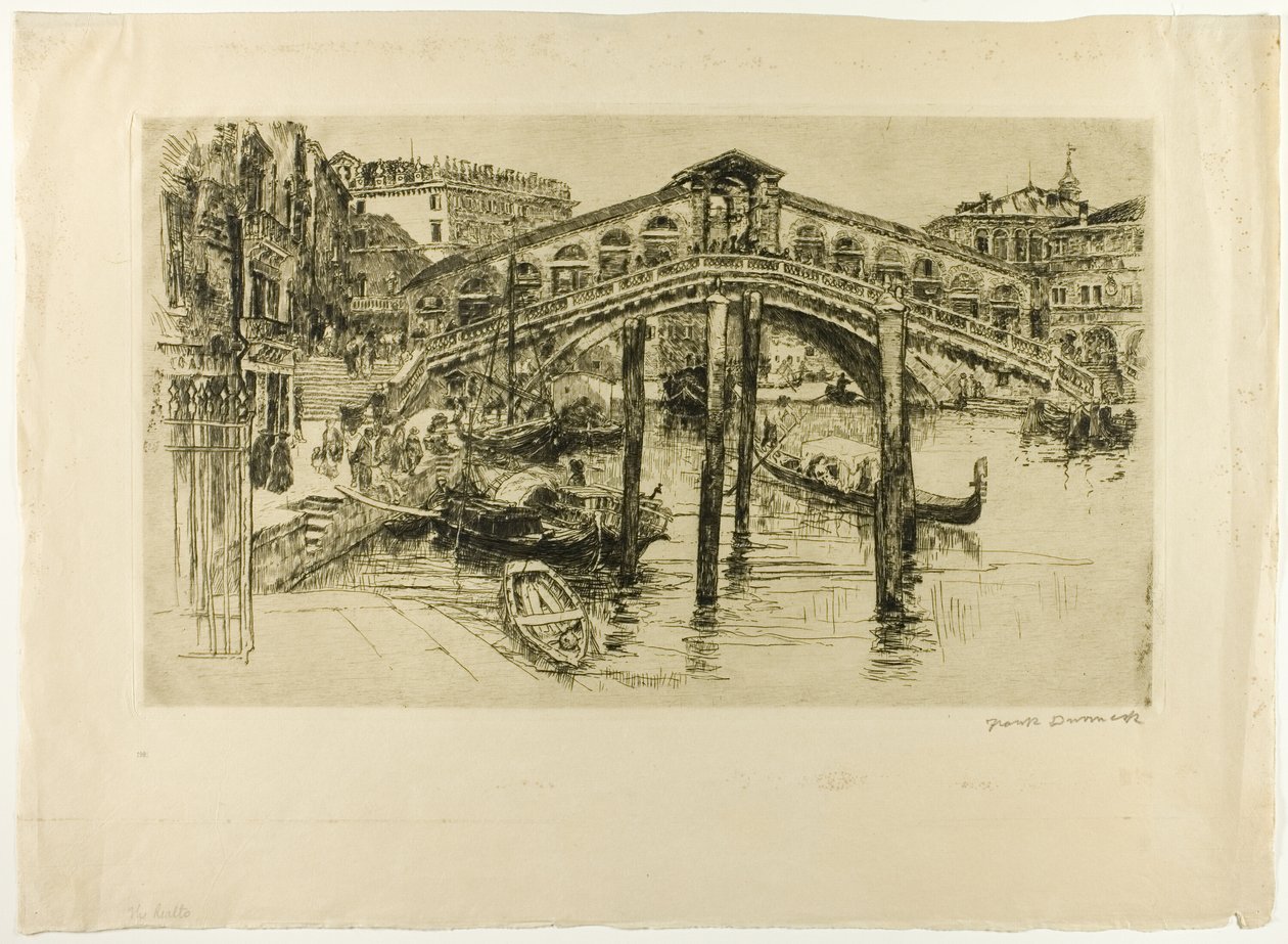 A Rialto, Velence alkotó: Frank Duveneck