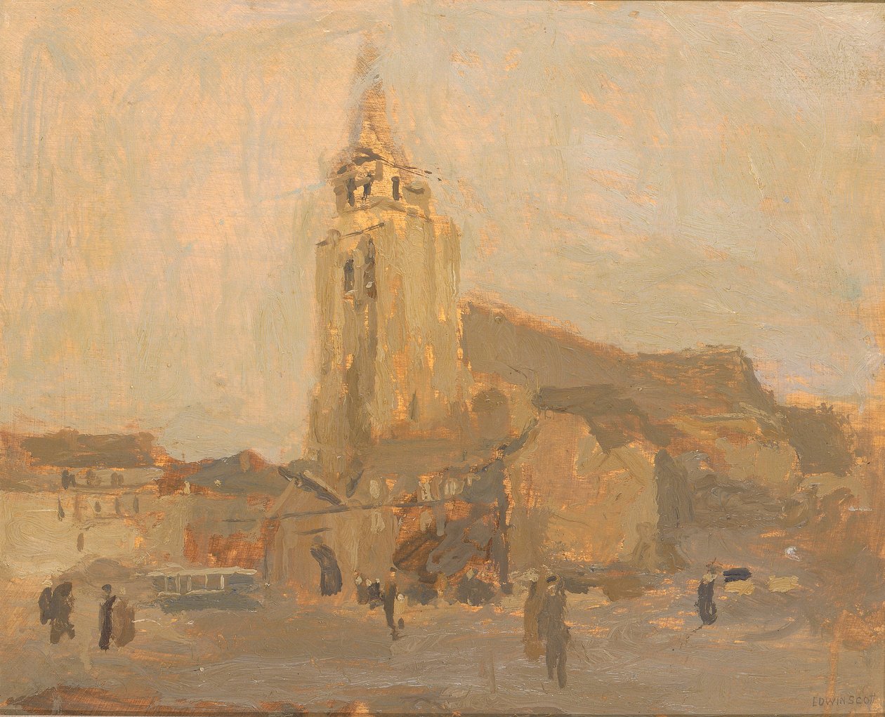 Szent Vidám templom, n.d. alkotó: Frank Edwin Scott