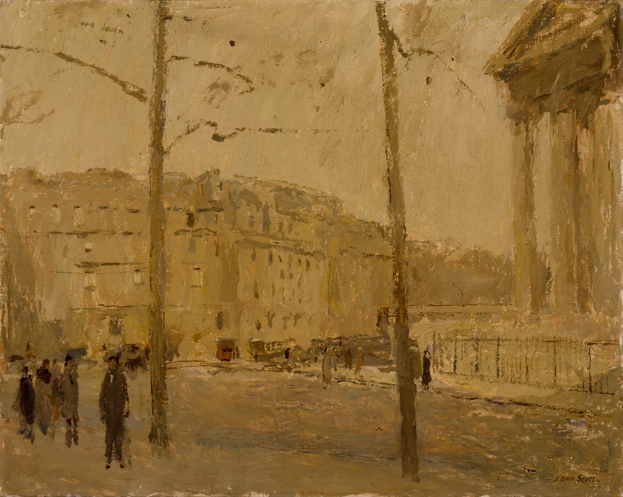 La Madeleine hajnalban, n.d. alkotó: Frank Edwin Scott