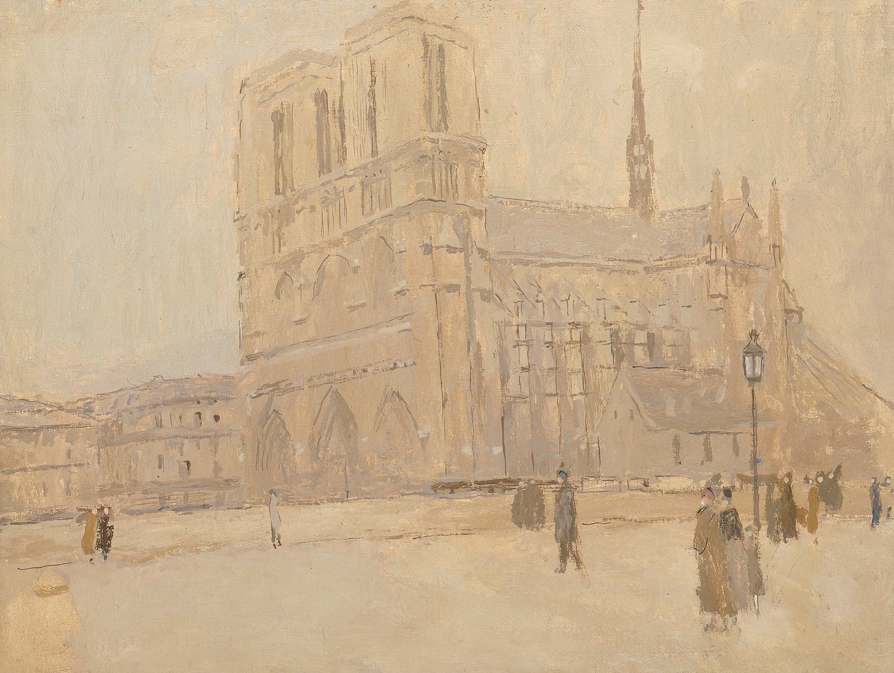 Notre Dame in Winter, n.d. alkotó: Frank Edwin Scott