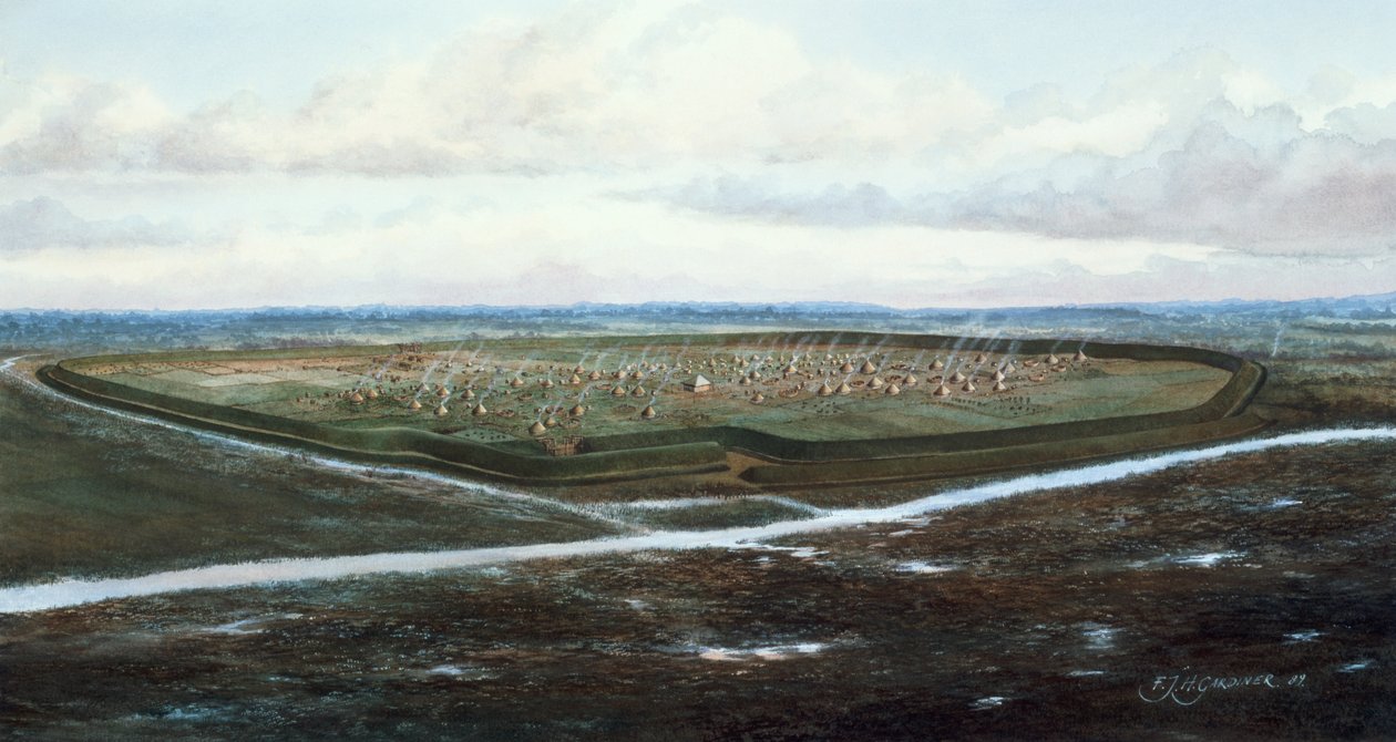 Uphall Camp, London, ie 100 körül. alkotó: Frank Gardiner