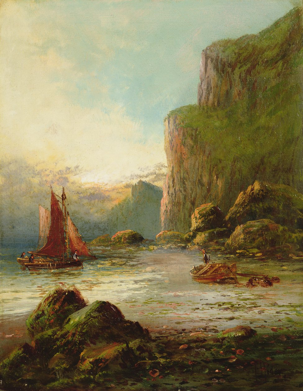 Dawlish közelében, Dél-Devonban alkotó: Frank Hider