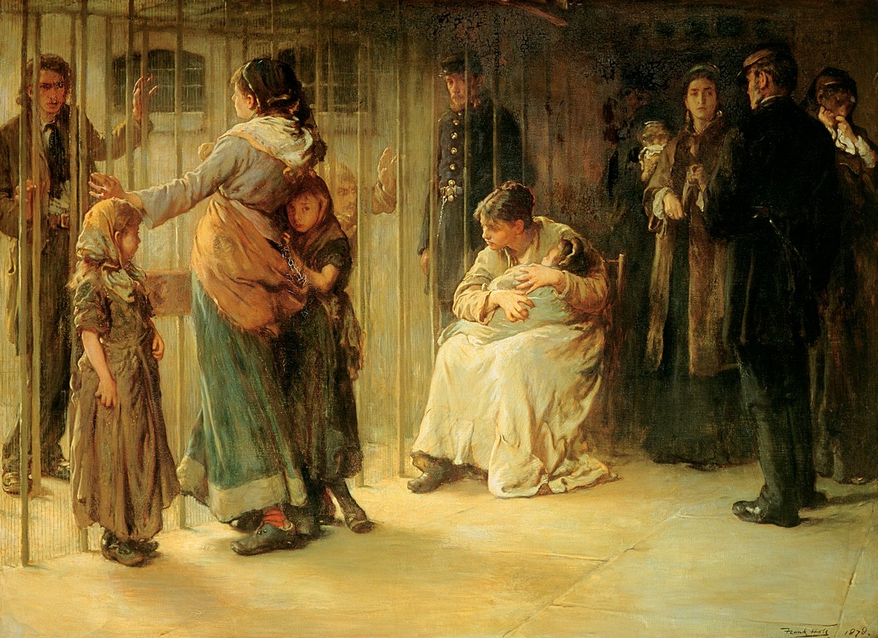 Newgate: Kipróbálva, 1878 alkotó: Frank Holl