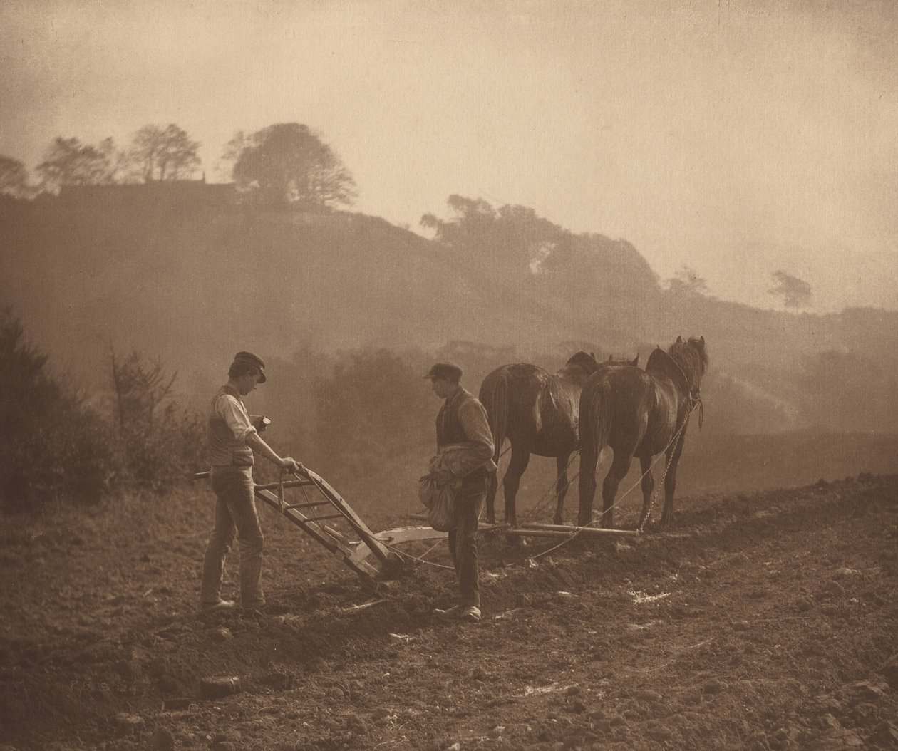 Vacsoraidő, c. 1890. alkotó: Frank Meadow. Sutcliffe