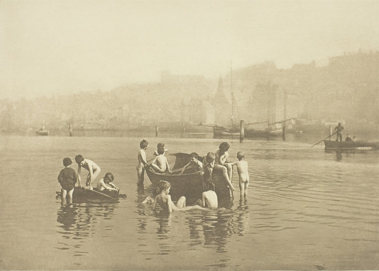 Water Rats, 1886, nyomtatva 1991 júliusában. alkotó: Frank Meadow Sutcliffe