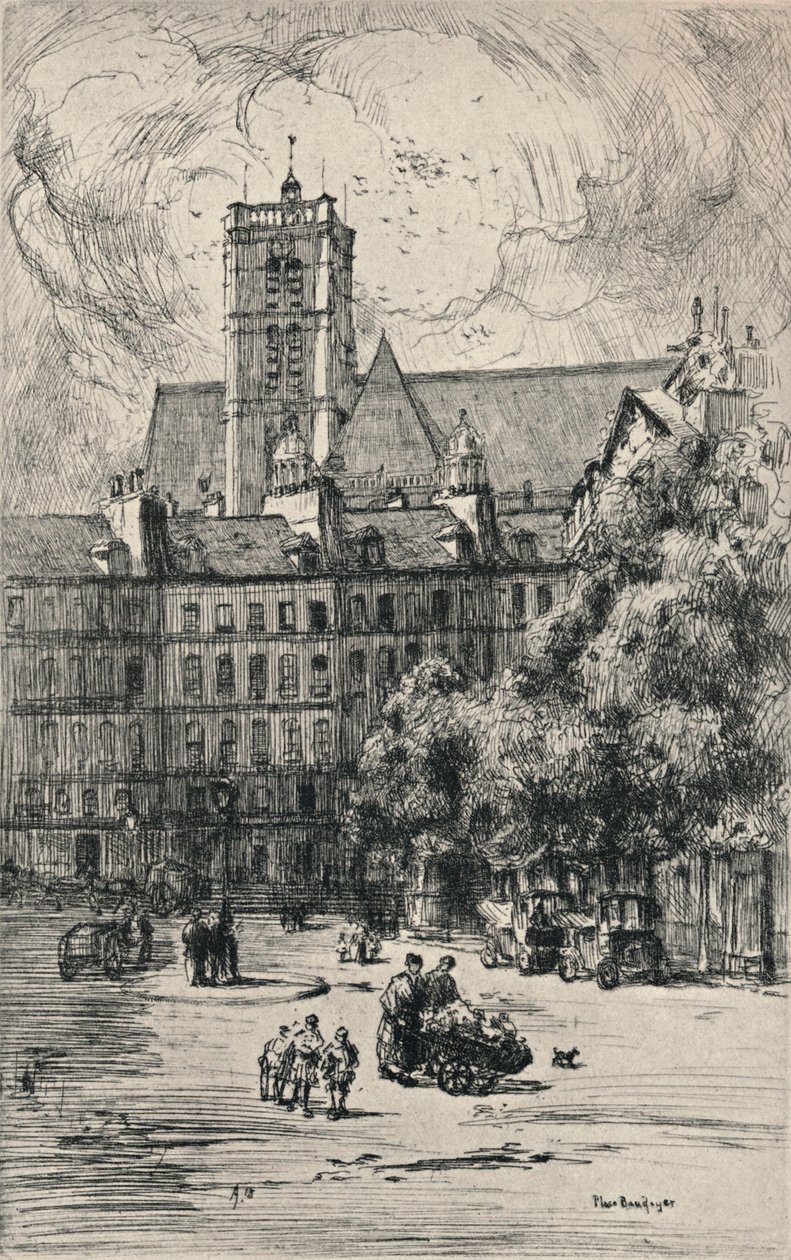 Place Baudoyer, 1915 alkotó: Frank Milton Armington