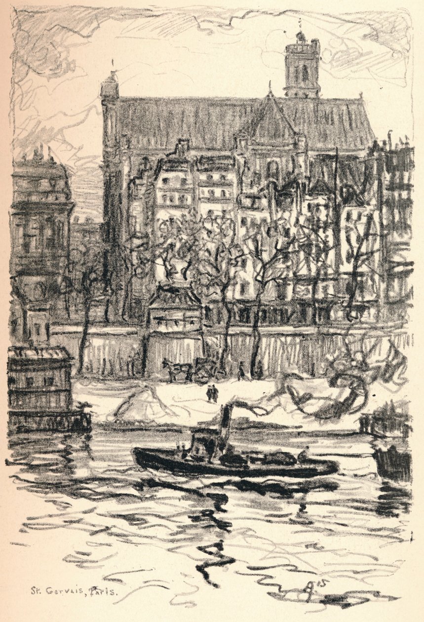 Saint-Gervais, 1915 alkotó: Frank Milton Armington