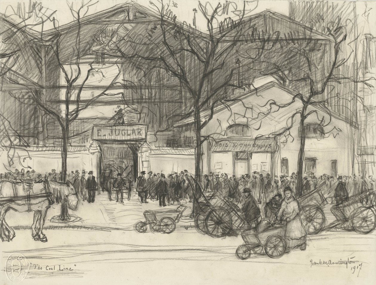 A szénvonal, 1917 alkotó: Frank Milton Armington
