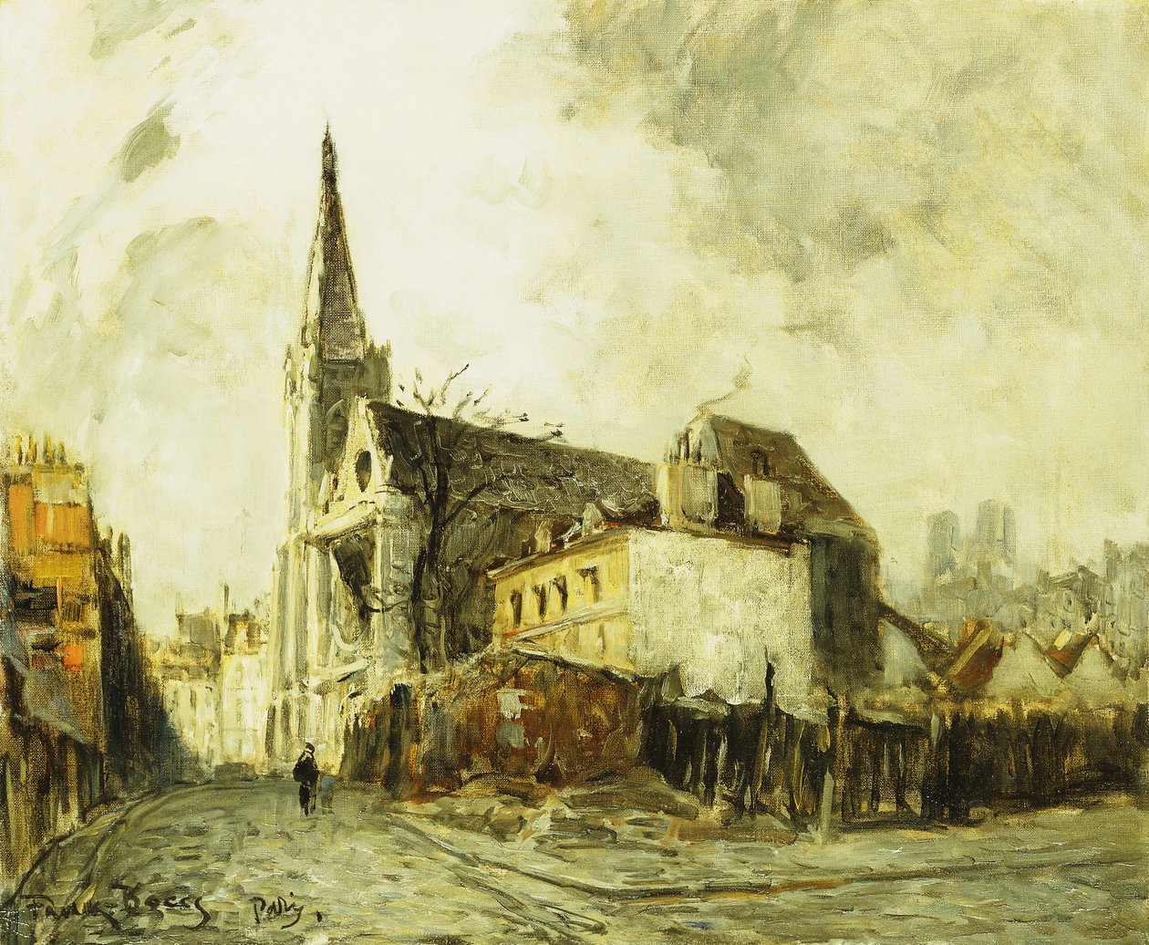 katedrális Párizsban, alkotó: Frank Myers Boggs
