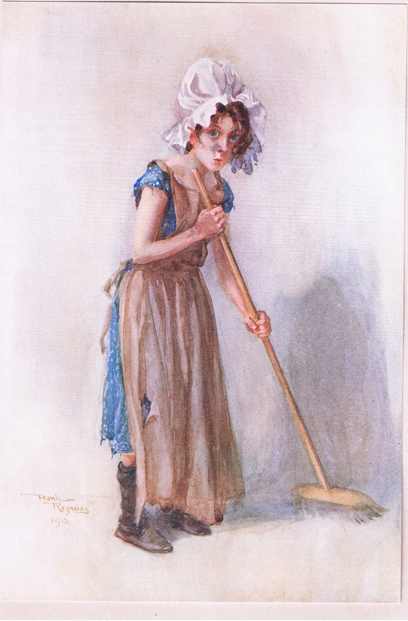 A márkinő, 1920 körüli (színes litográfia) alkotó: Frank Reynolds