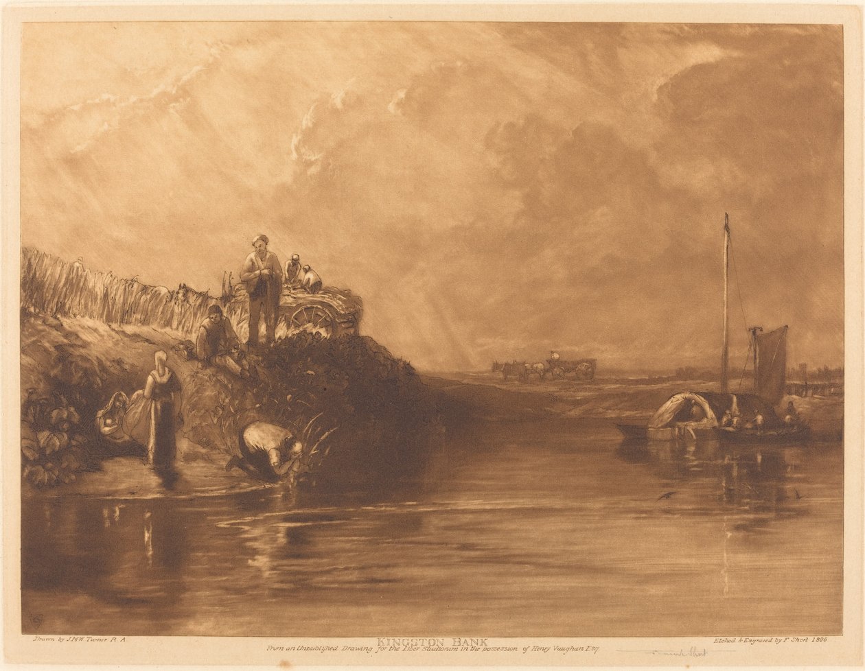 Kingston Bank, No.2, 1896. alkotó: Frank Short