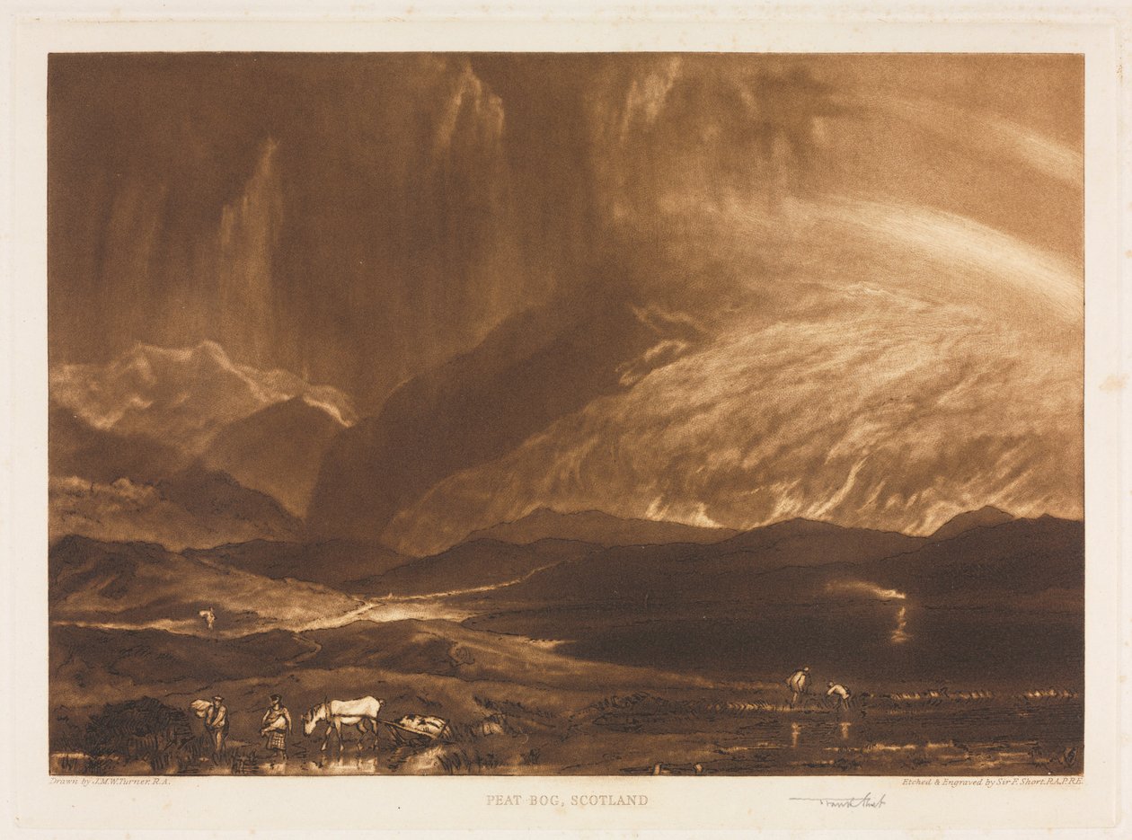 Peat Bog, Skócia, 1937. alkotó: Frank Short