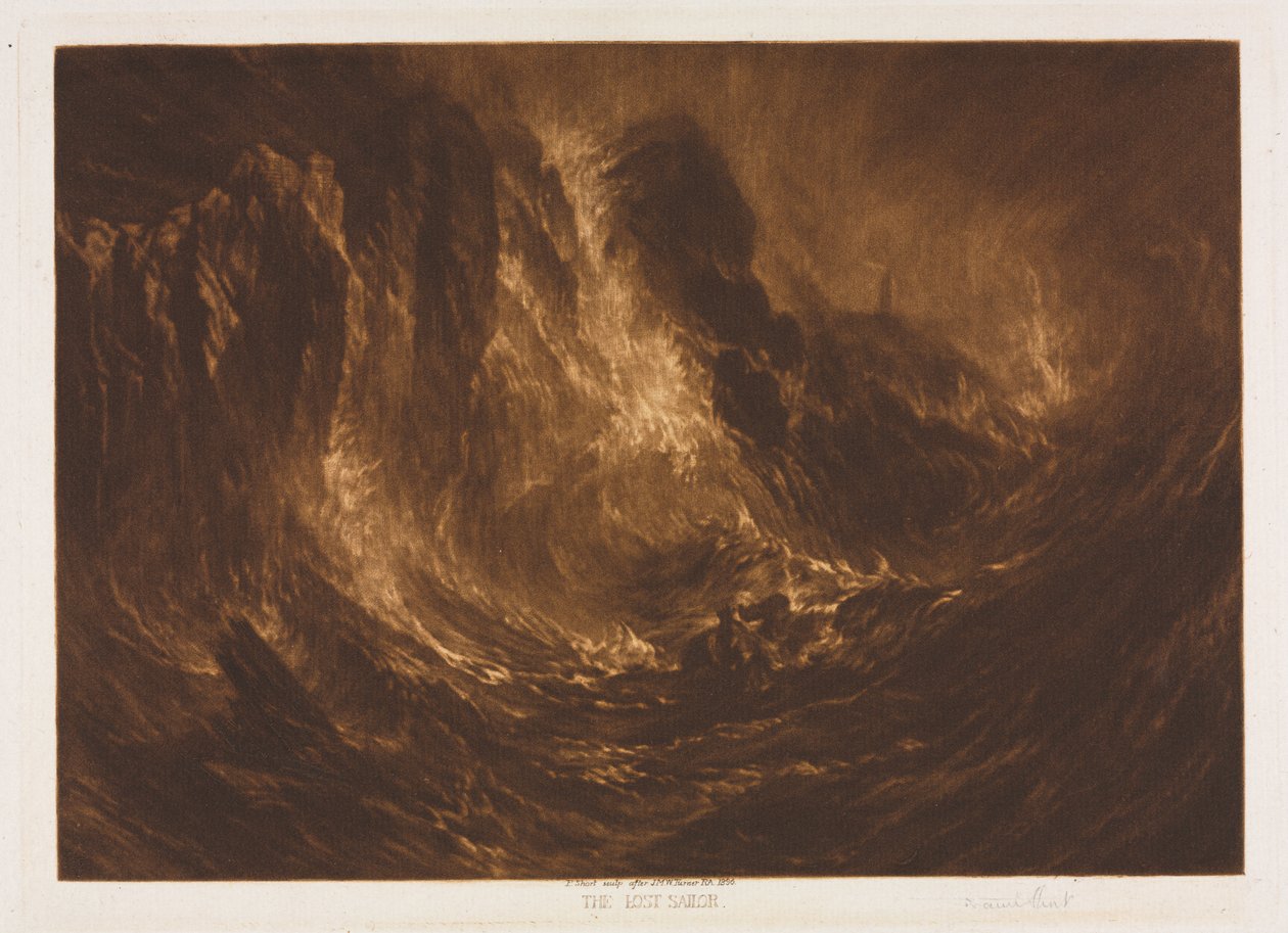 Az elveszett tengerész, 1896. alkotó: Frank Short