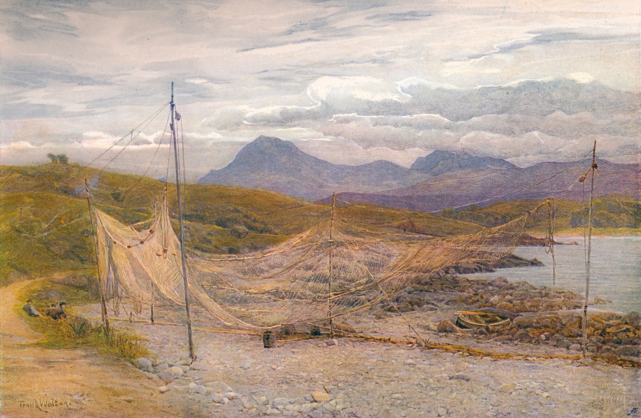 Lazacháló, Gairloch, Ross-Shire, 1860-1906, 1906. alkotó: Frank Walton