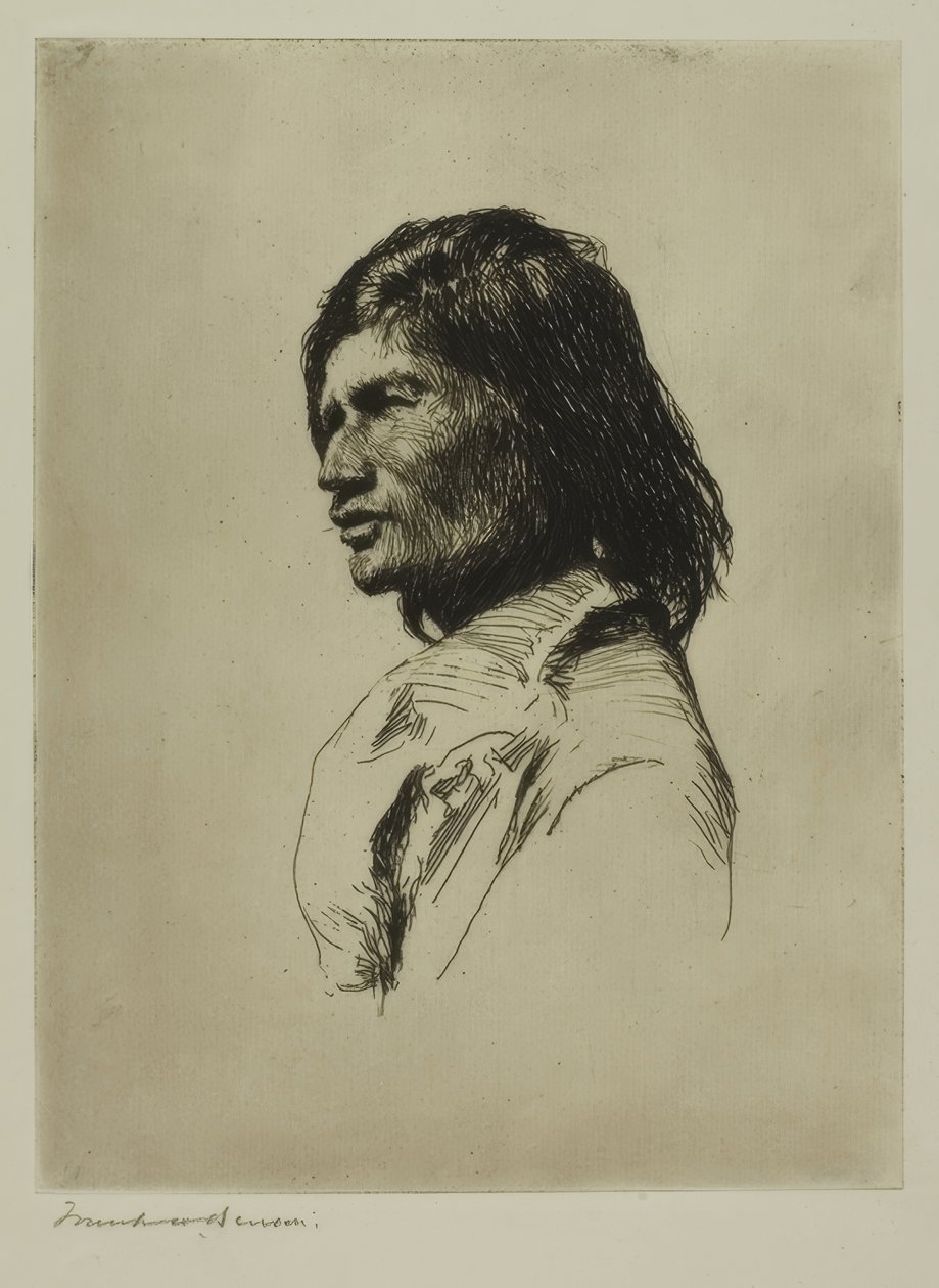 Nascaupée indiánok alkotó: Frank Weston Benson