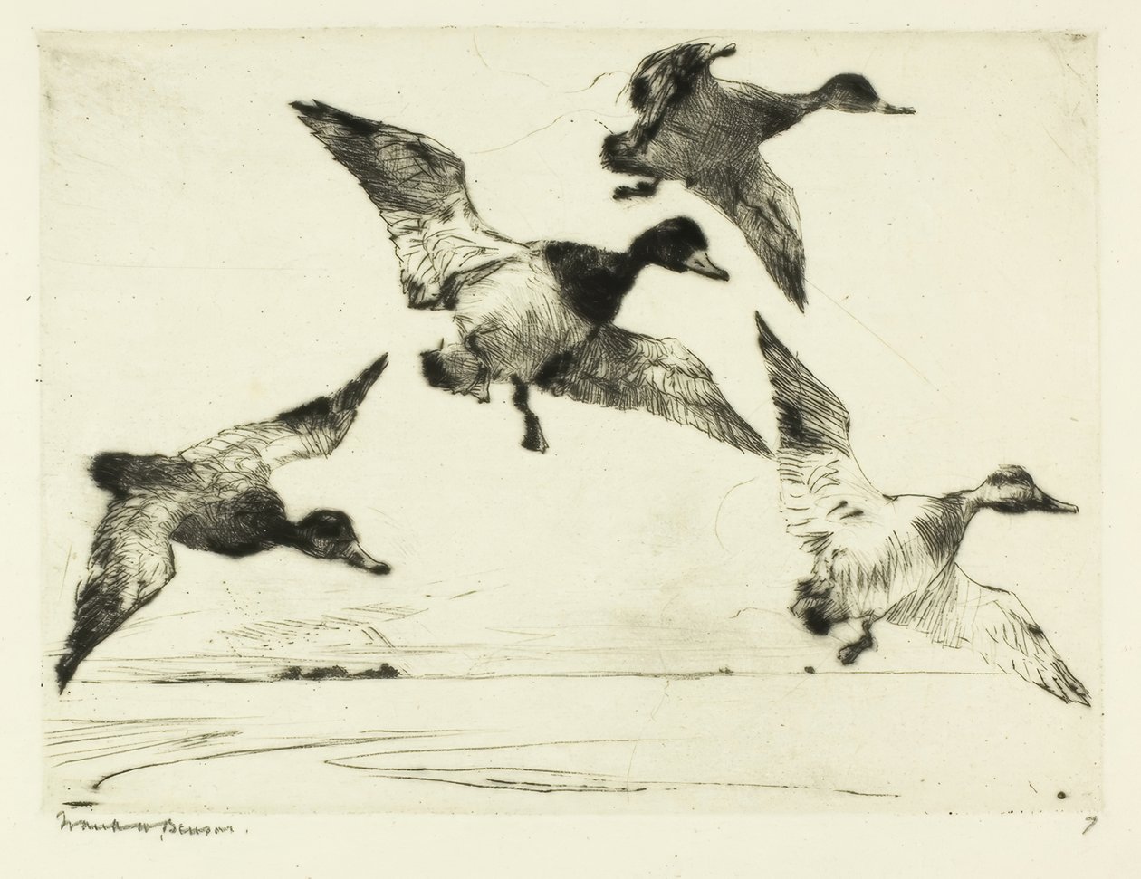 vörös hajúak alkotó: Frank Weston Benson
