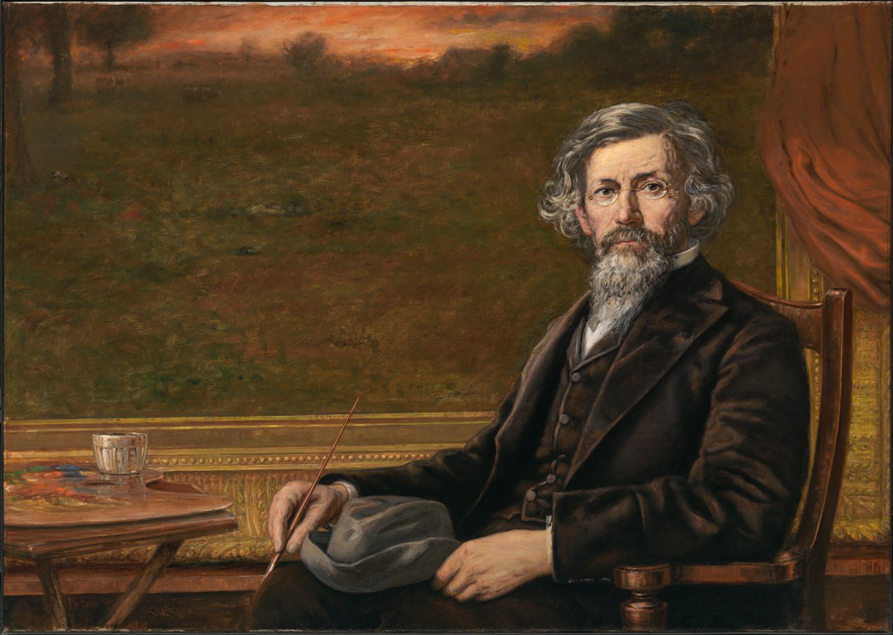 George Inness, c. 1890-1928. alkotó: Franklin C. Courter