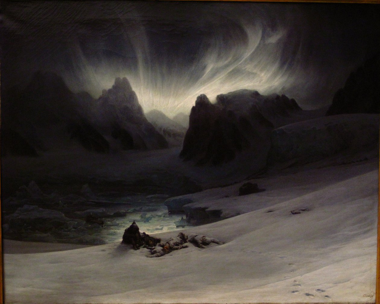 Magdalenefjorden alkotó: François Auguste Biard
