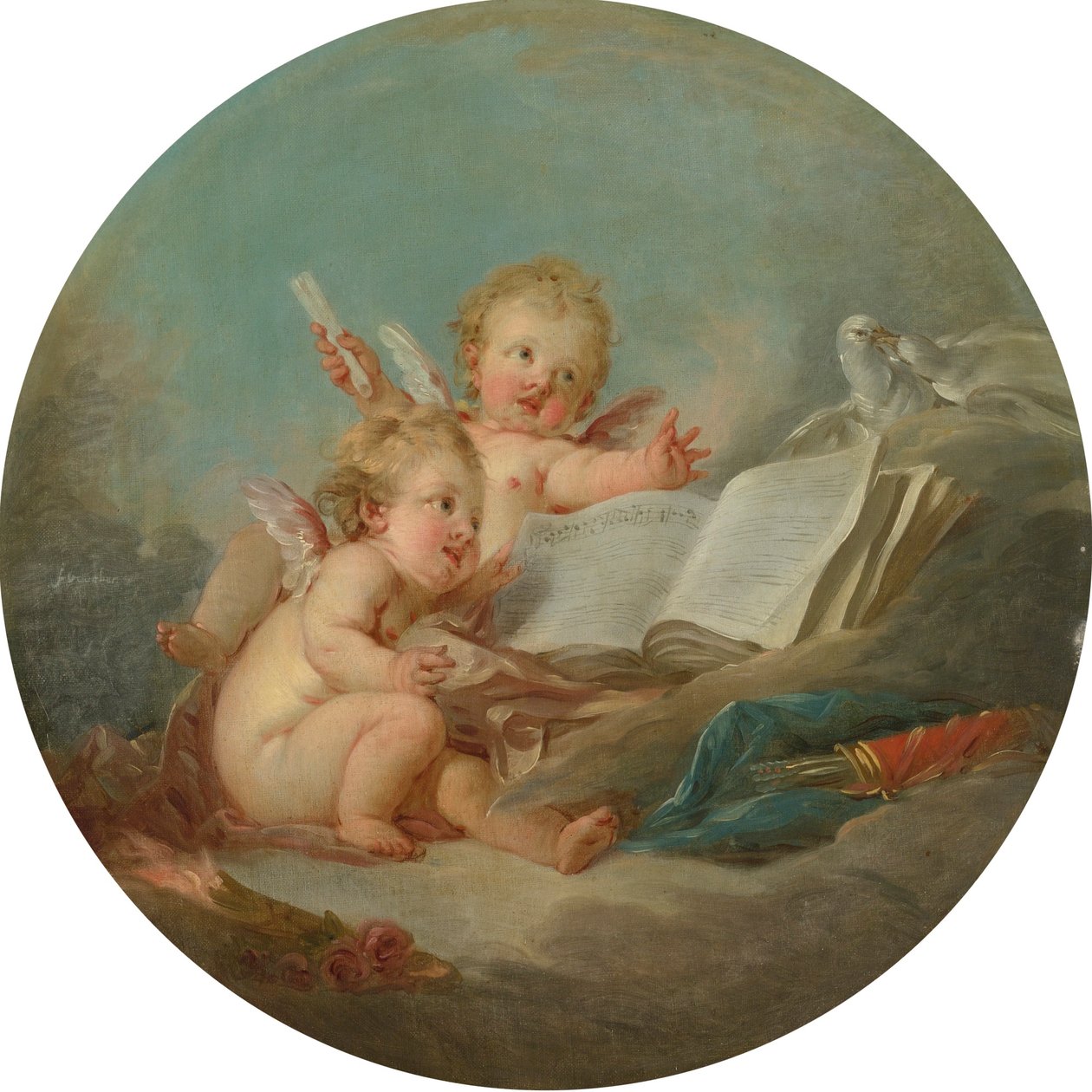 A zene allegóriája alkotó: François Boucher