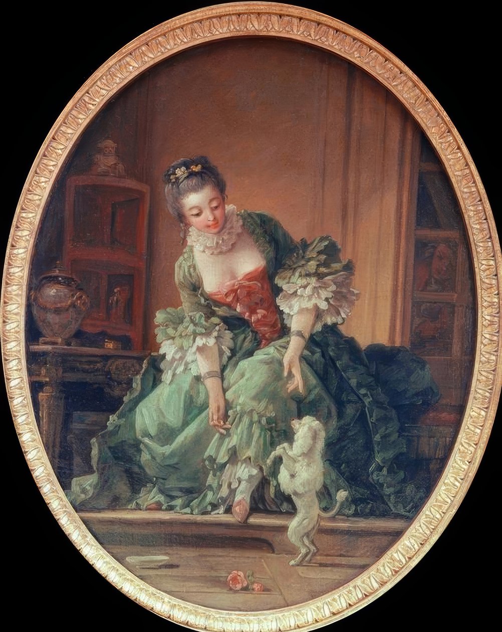 Az engedelmes kutyus alkotó: François Boucher