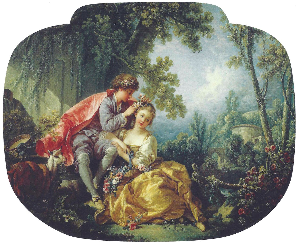 A négy évszak: tavasz alkotó: François Boucher