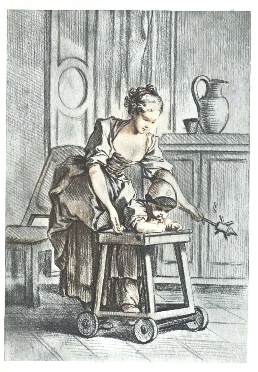 A kocsi kerekeken alkotó: François Boucher